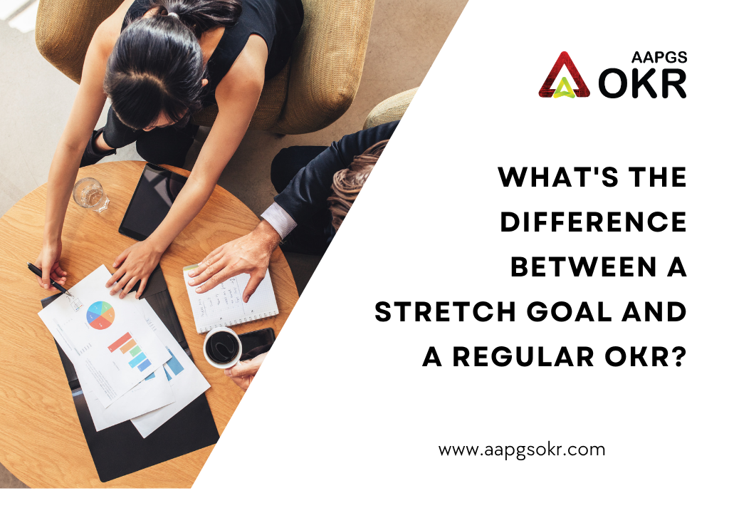 What's the difference between a stretch goal and a regular OKR?